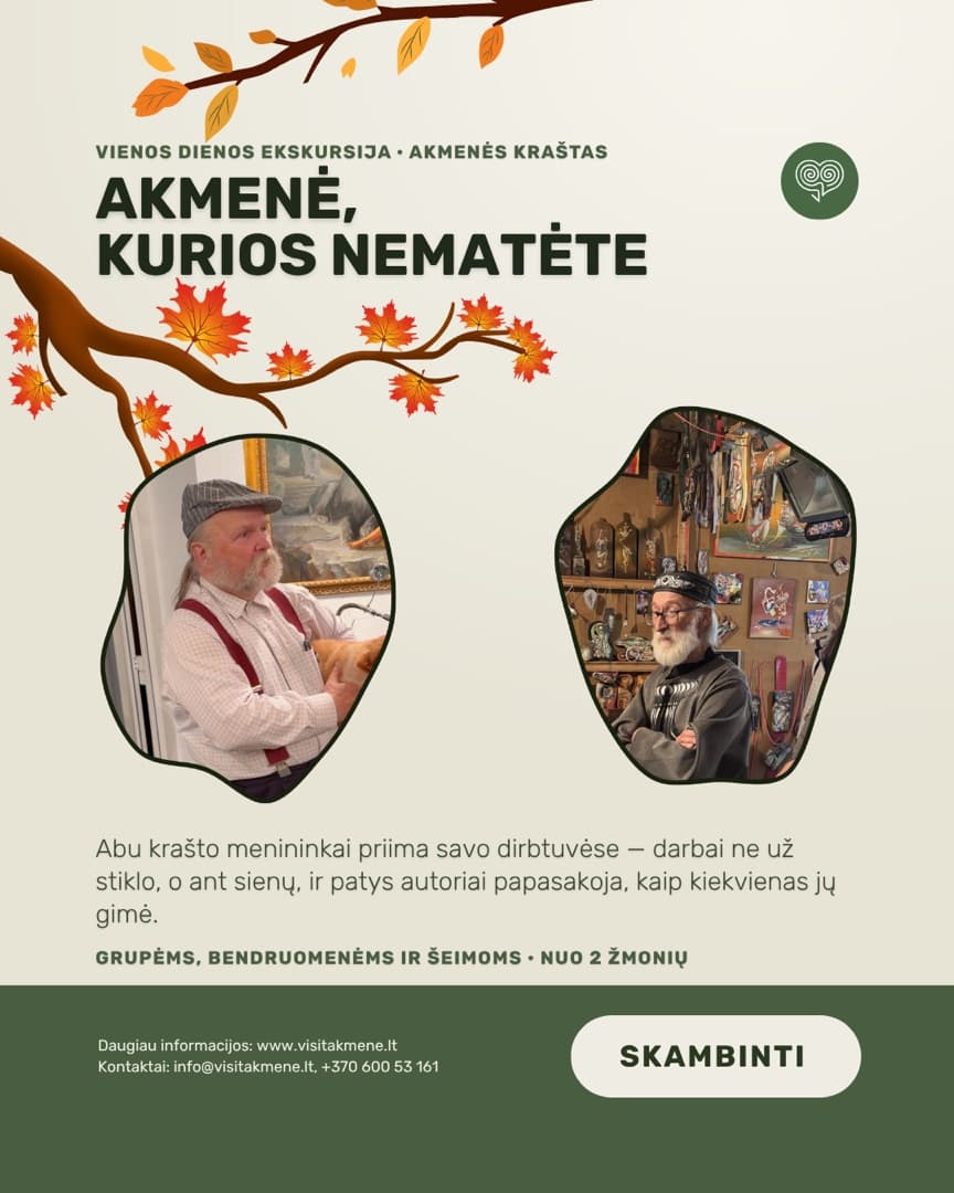 Visit Akmenė reklama: Akmenė, kurios nematėte